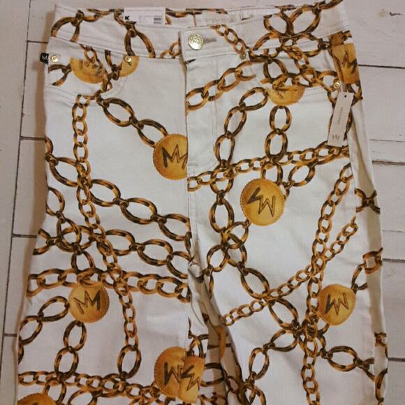 Nicki Minaj Jeggings Junior Fit 7/8 High Rise Chain Pattern Legging - Picture 1 of 2